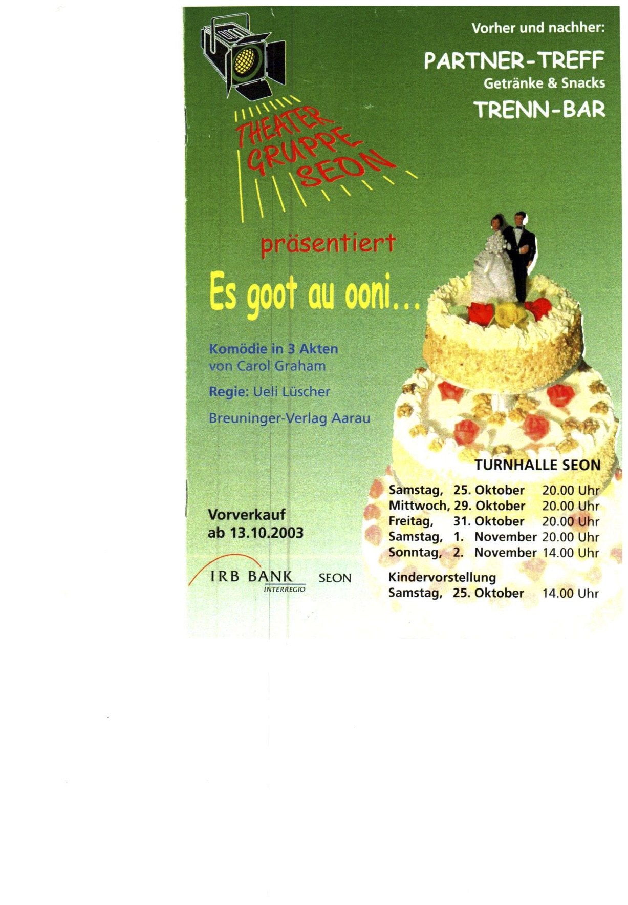 Flyer es got au ooni